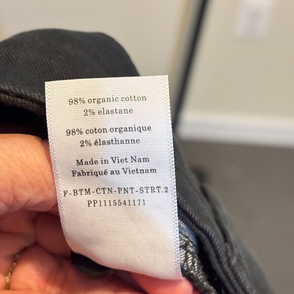 Everlane The Organic Straight Leg Pant Pants Black - Picture 13 of 13